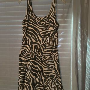 Animal print dress